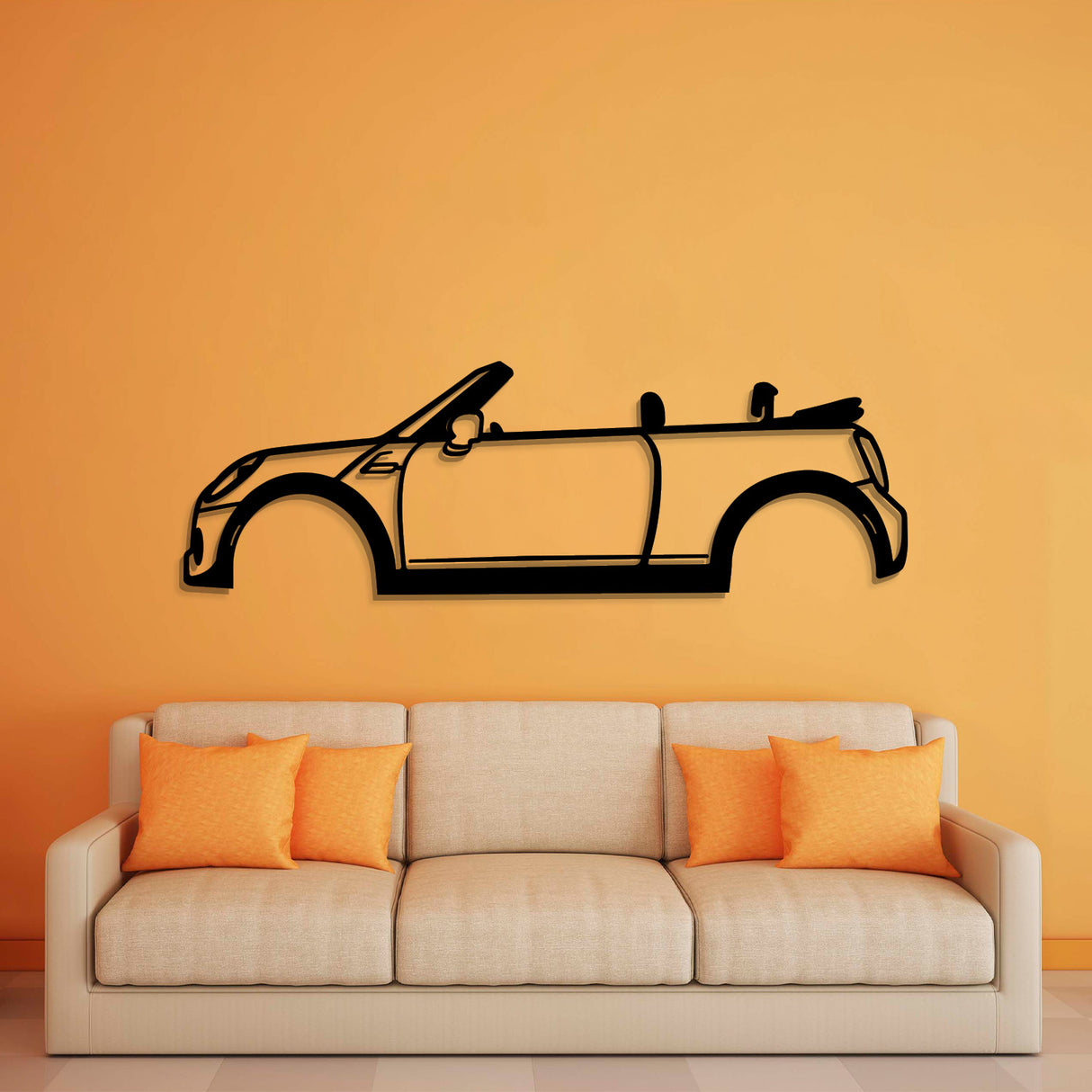 Cooper F57 Metal Car Wall Art - NC0910