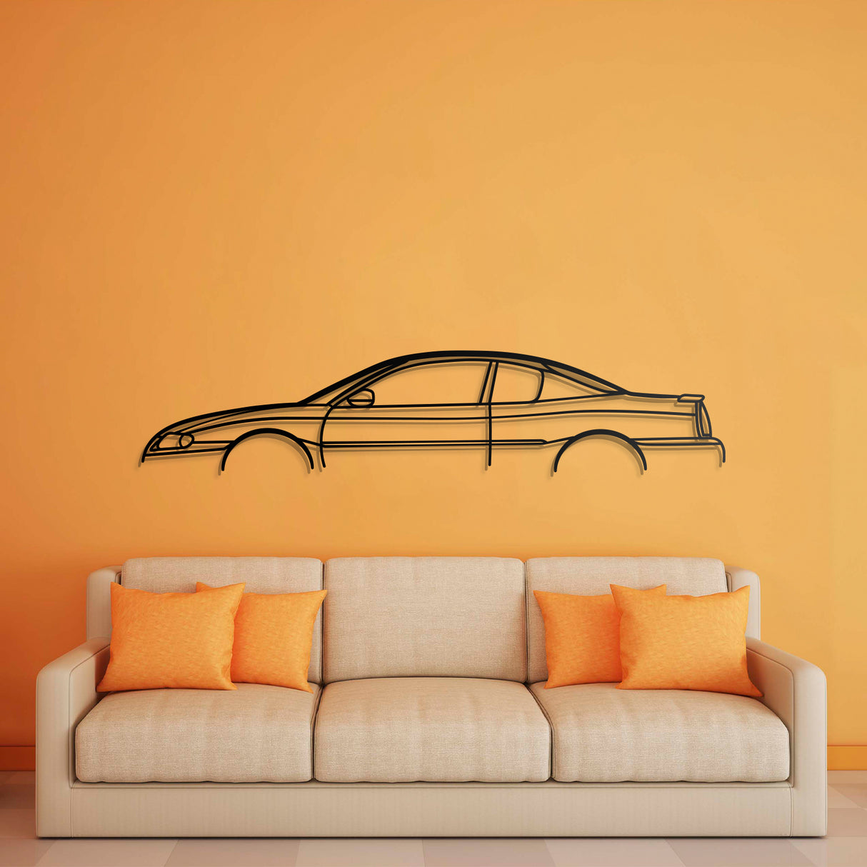 2003 Monte Carlo SS Metal Car Wall Art - NC0307