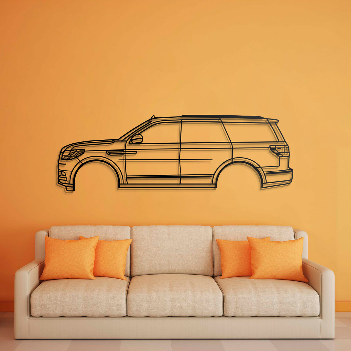 2018 Navigator 4th Gen Metal Car Wall Art - NC0627