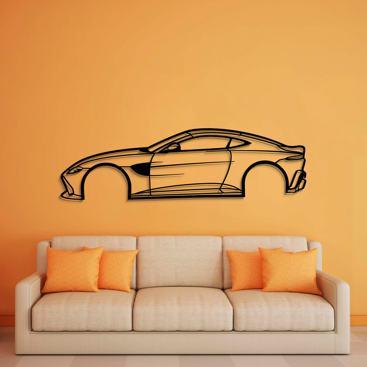 2022 Vantage Metal Car Wall Art - NC0819