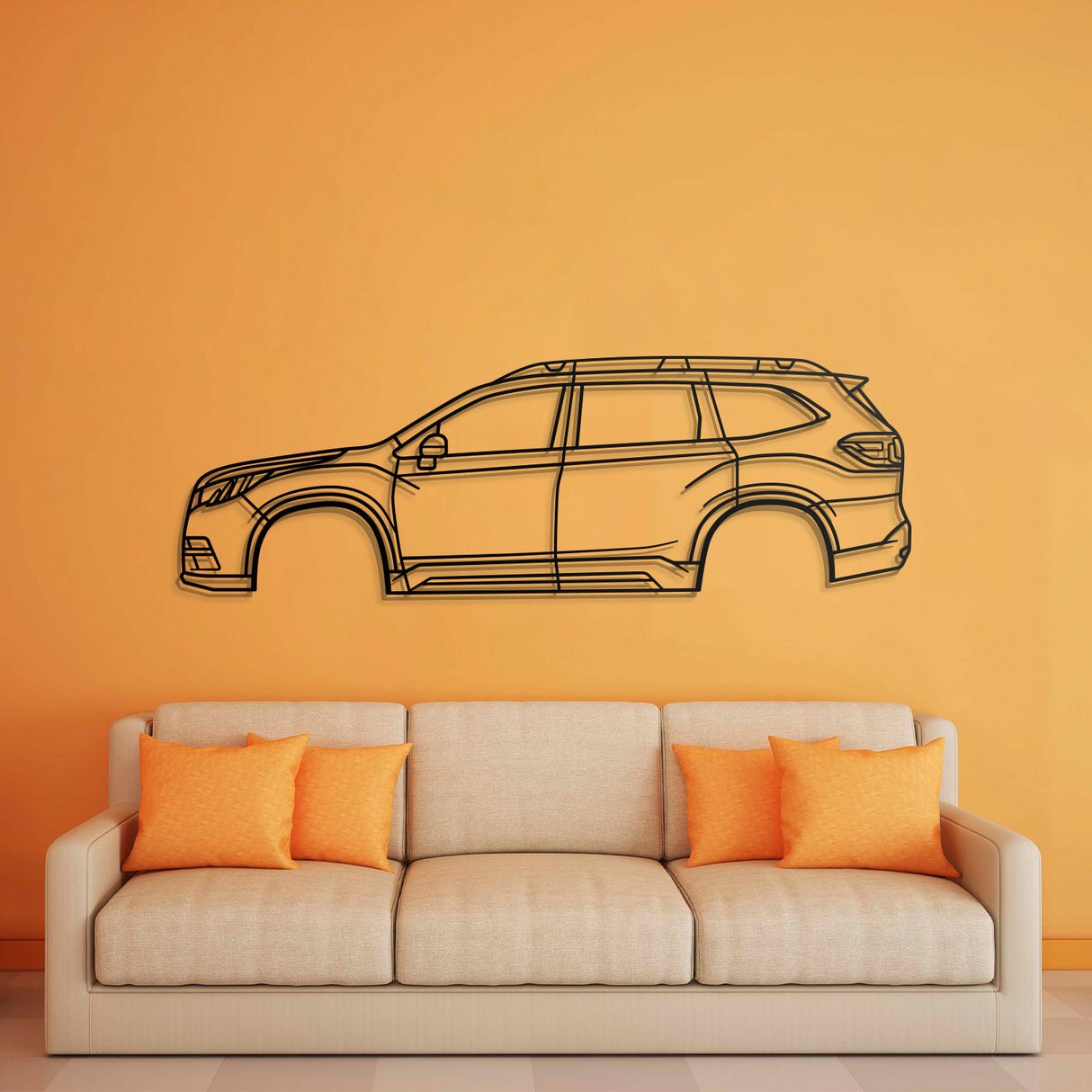 2019 Ascent 1st Gen Metal Car Wall Art - NC0647