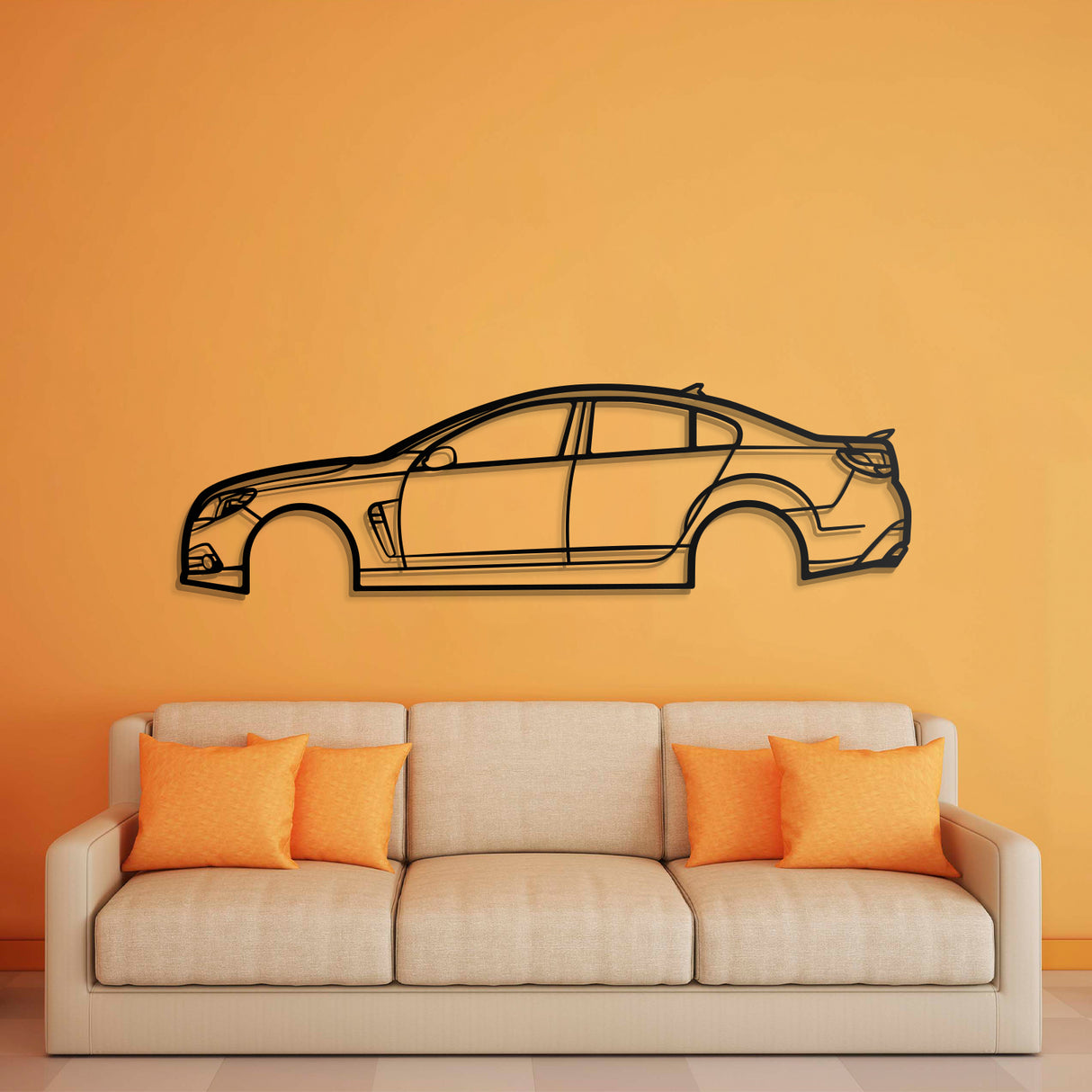 2015 SS Metal Car Wall Art - NC0541