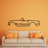 1953 Corvette Metal Car Wall Art - NC0027