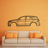 2012 AMG ML 63 W166 (3rd Gen) Metal Car Wall Art - NC0471