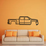 2007 Silverado 1500 2nd Gen Metal Car Wall Art - NC0350