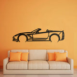 2014 Corvette C7 Cabrio Metal Car Wall Art - NC0500