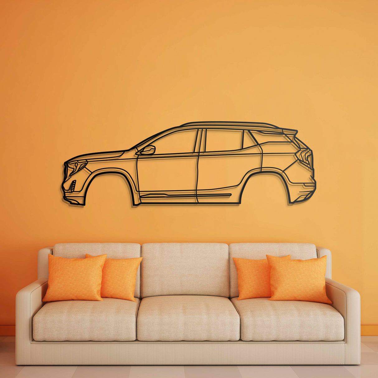 2018 Terrain 2nd Gen Metal Car Wall Art - NC0631