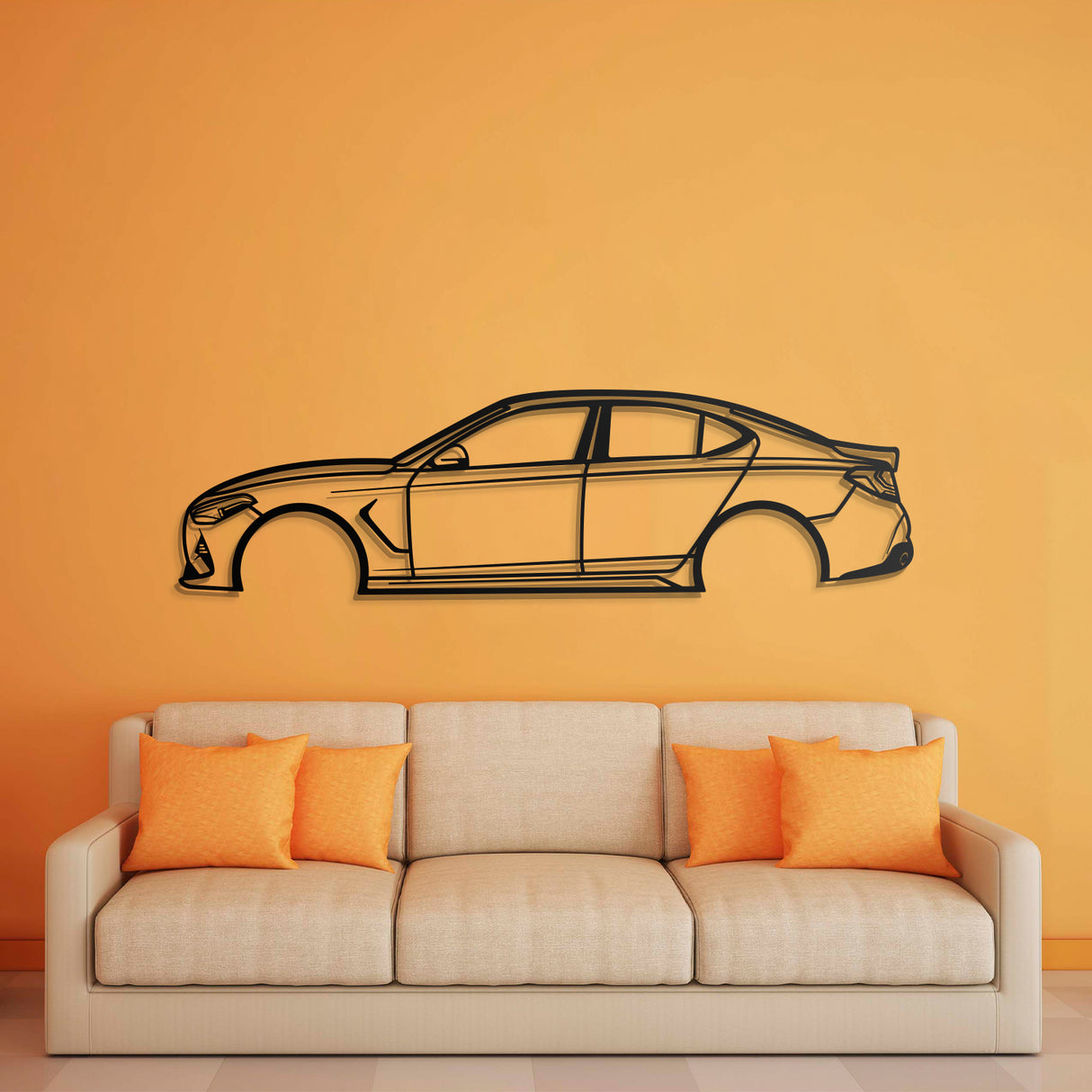 2019 G70 Metal Car Wall Art - NC0663