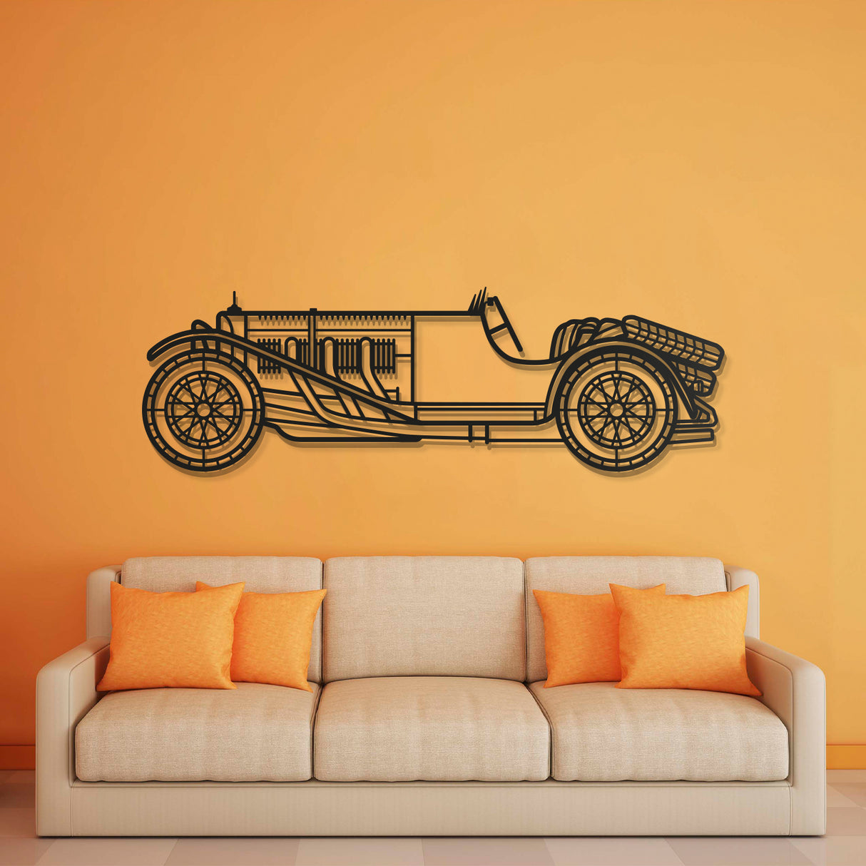 1929 SSK Metal Car Wall Art - NC0013