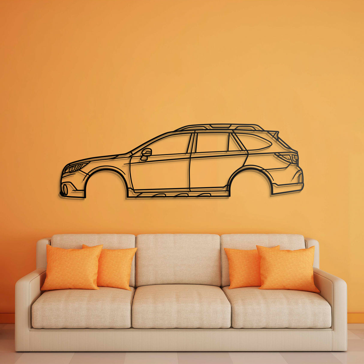 2015 Outback 5th Gen Metal Car Wall Art - NC0538