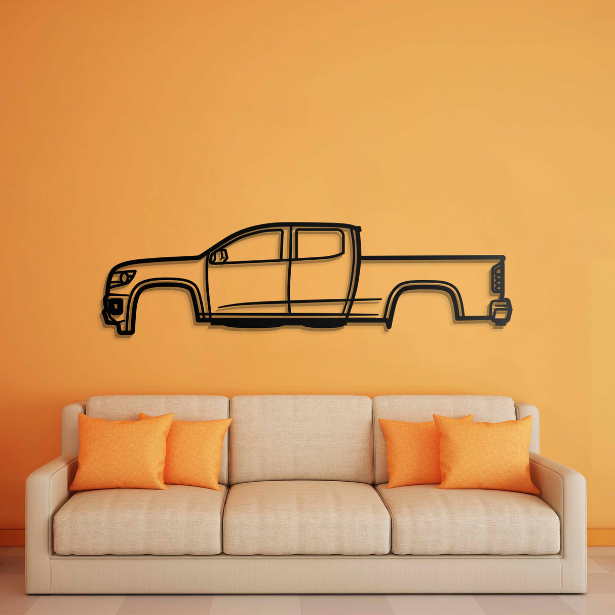 2015 Colorado 2nd Gen Metal Car Wall Art - NC0524