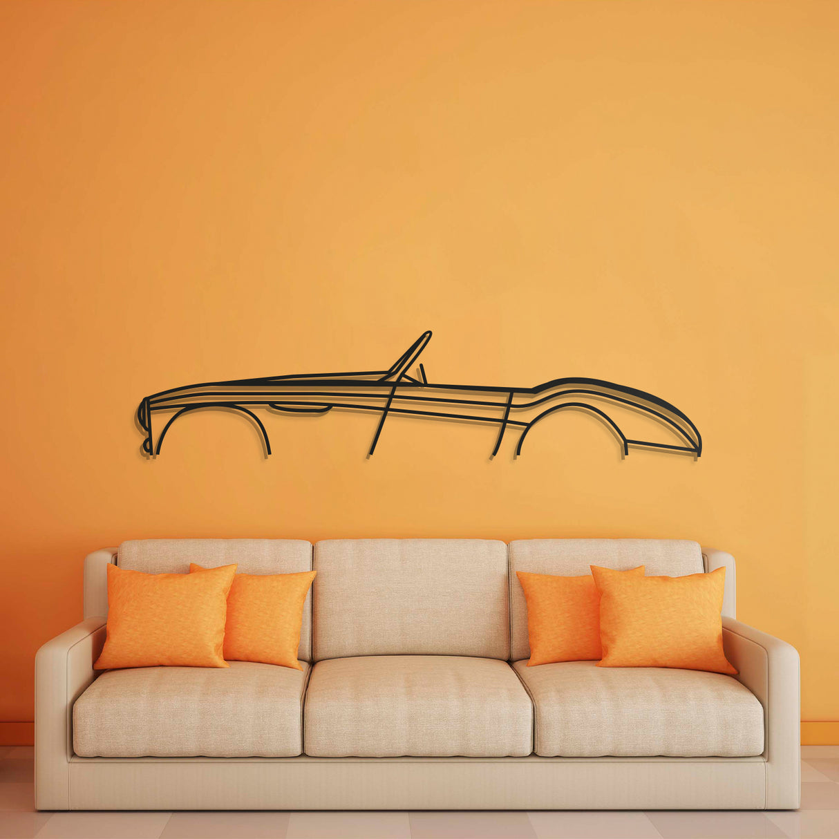 1954 100 Metal Car Wall Art - NC0029