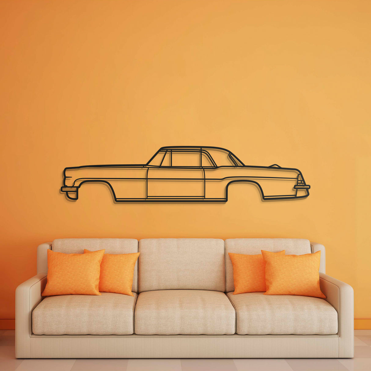 1956 Continental Mark II Metal Car Wall Art - NC0040