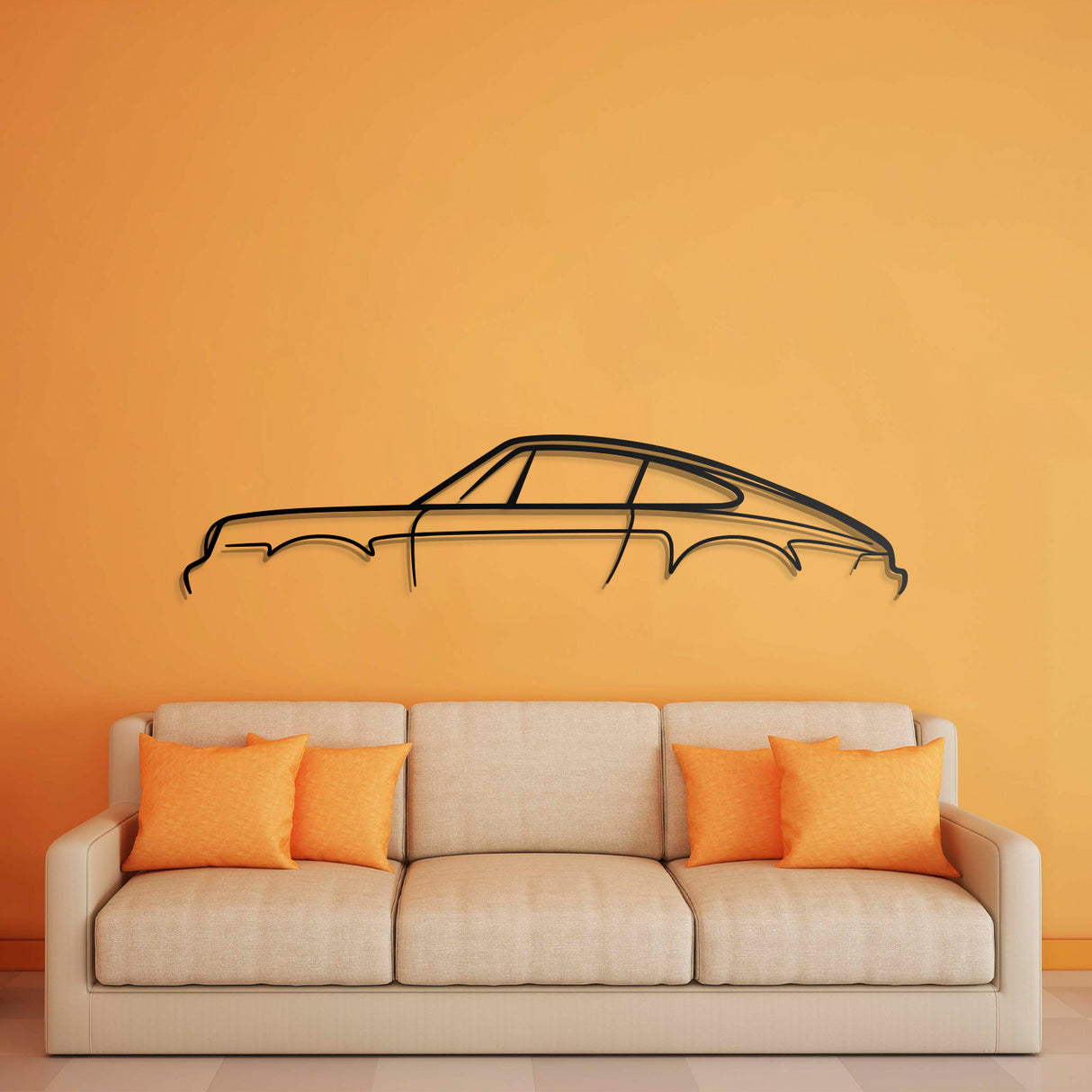 911 Model 930 Metal Car Wall Art - NC0862