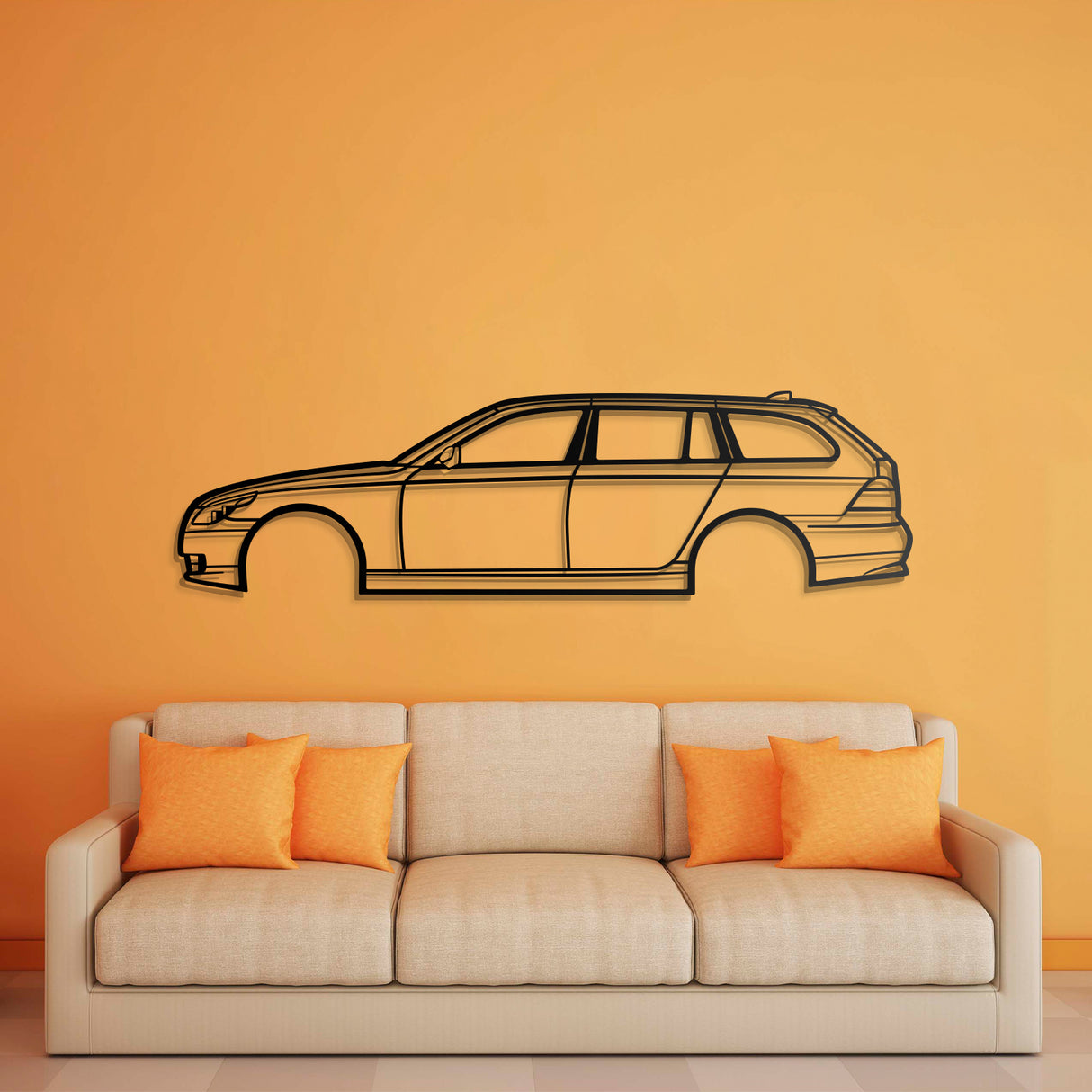 2008 535 XI WAGON Metal Car Wall Art - NC0360