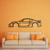 Cayman GT4 981 2016 Metal Car Wall Art - NC0897