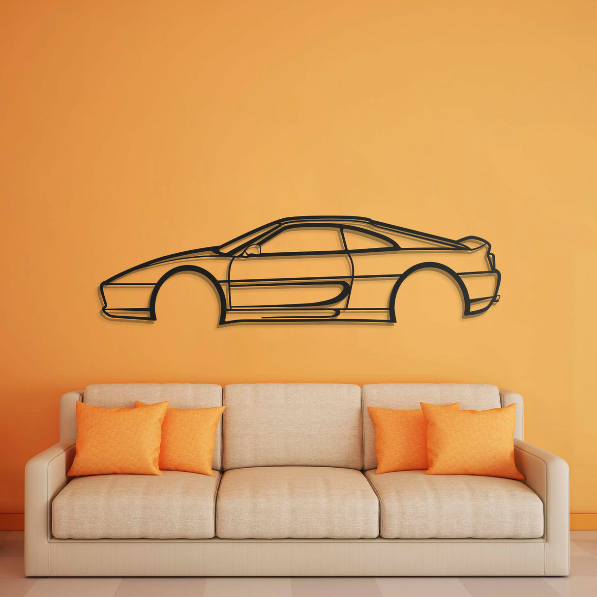 1999 355 Metal Car Wall Art - NC0272