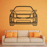 2007 CTS-V  Front View Metal Car Wall Art - NC0344