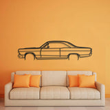 1966 Fairlane Detailed Metal Car Wall Art - NC0085