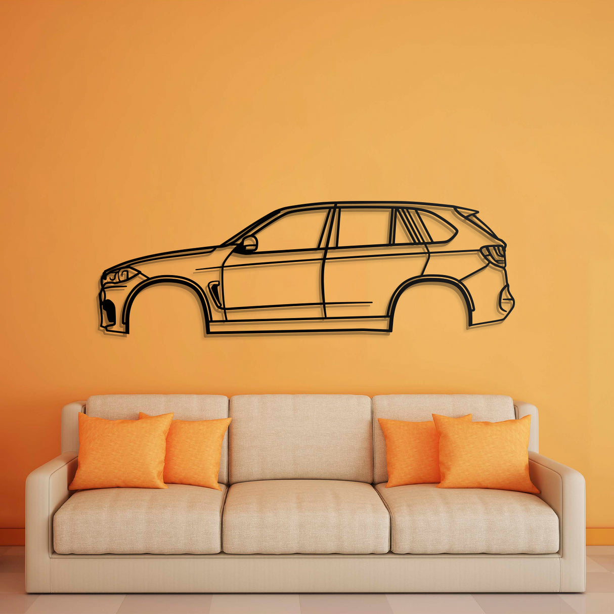 2015 X5 M F85 3rd Gen Metal Car Wall Art - NC0546