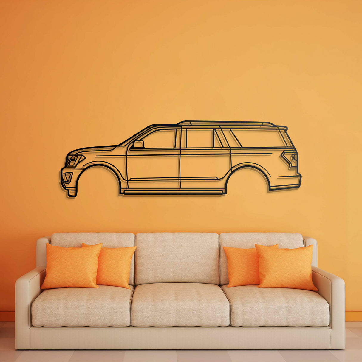 2018 Expedition 4th Gen Metal Car Wall Art - NC0624