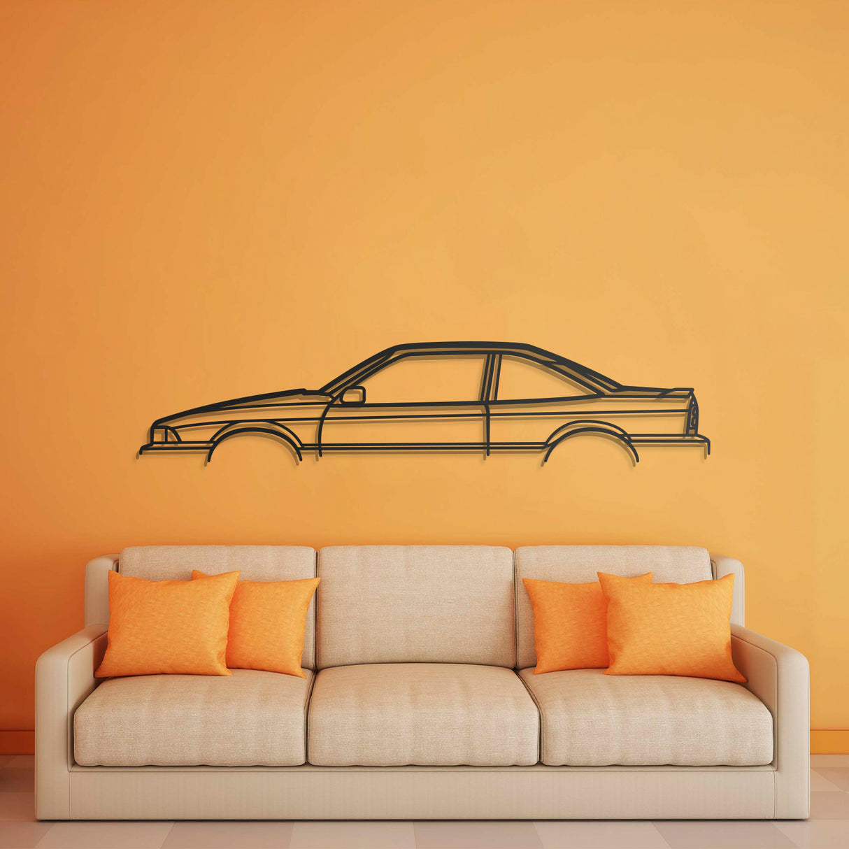 1989 Cavalier Metal Car Wall Art - NC0223