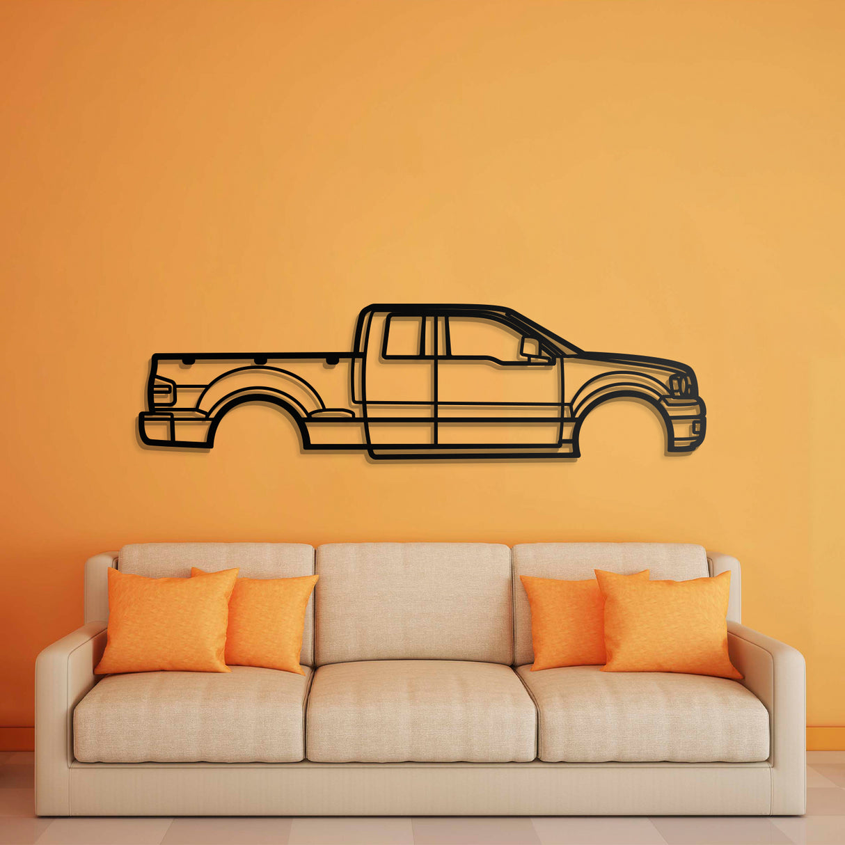 2004 F-150 11th Gen Metal Car Wall Art - NC0314