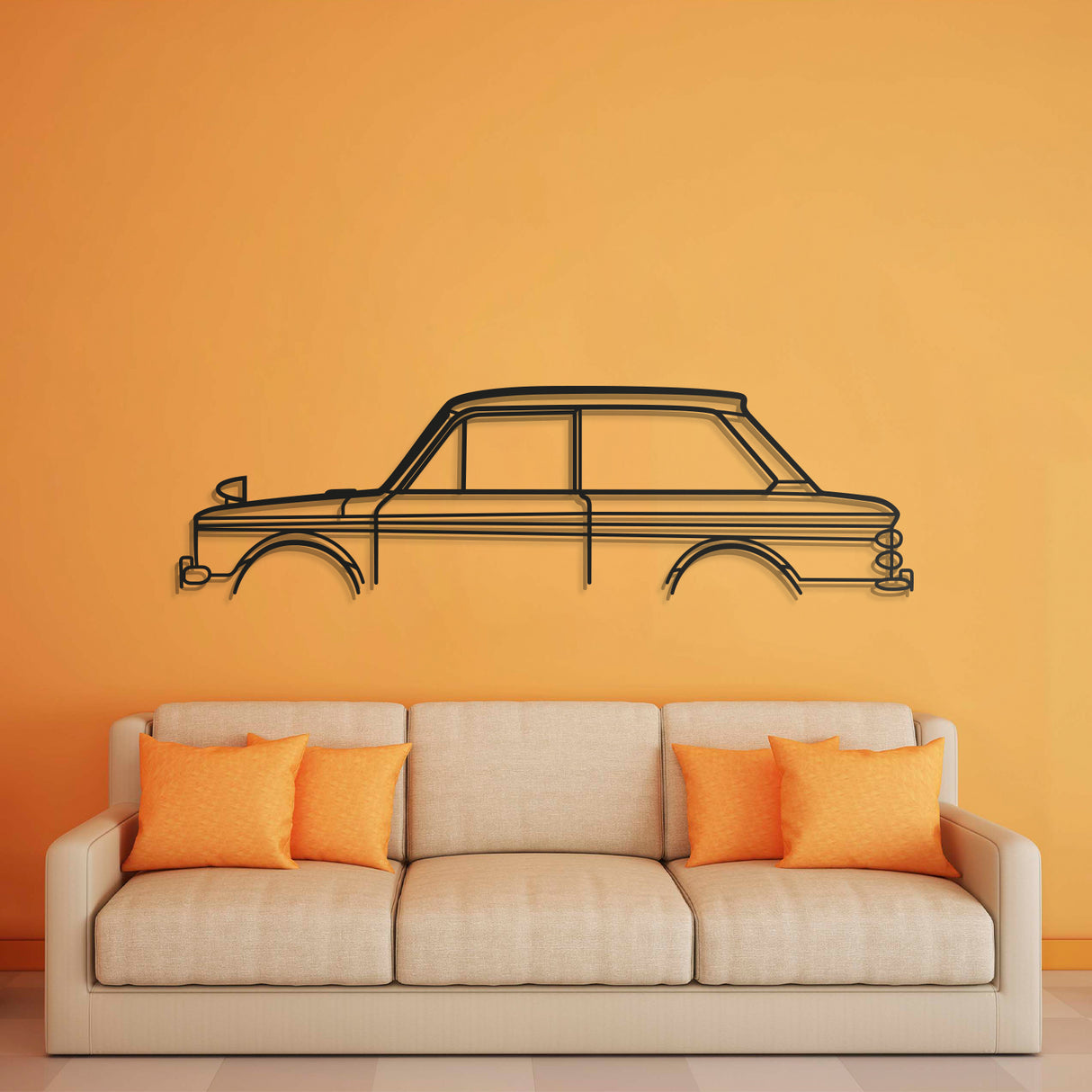 1966 Imp Metal Car Wall Art - NC0087