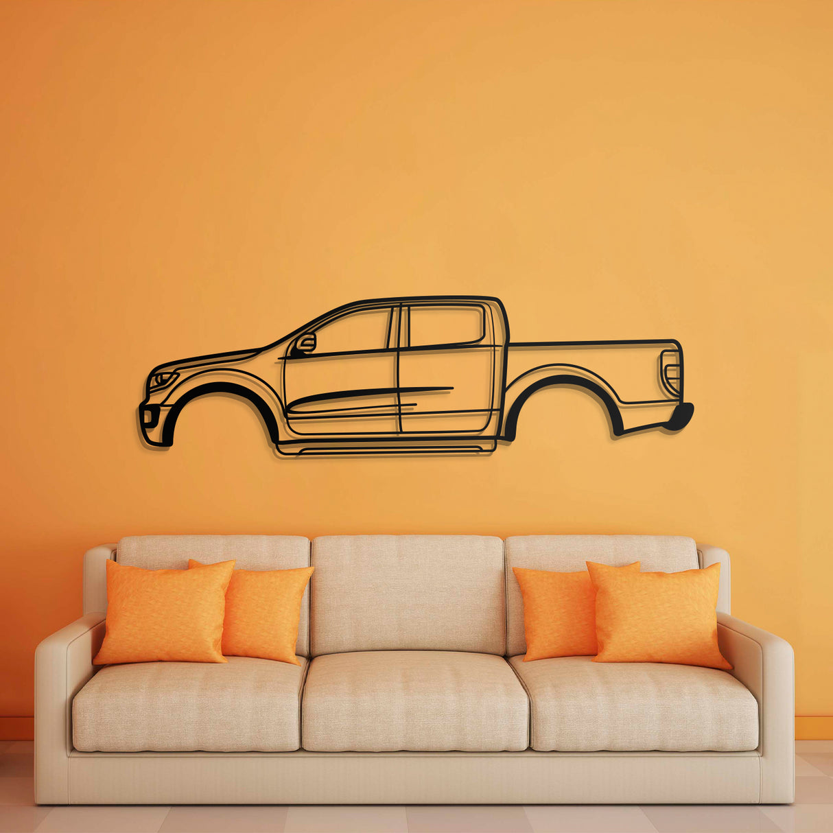 2019 Ranger 4th Gen Metal Car Wall Art - NC0677