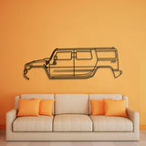 2010 H2 Metal Car Wall Art - NC0404