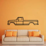 1975 F-150 6th Gen Metal Car Wall Art - NC0167