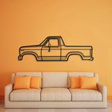 1983 Bronco Pickup Metal Car Wall Art - NC0197