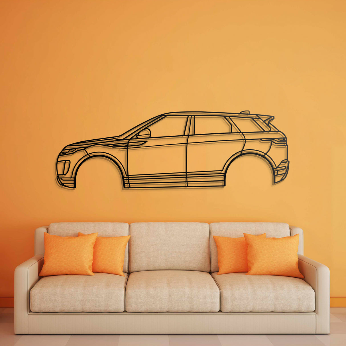 2020 Evoque L551 (2nd Gen) Metal Car Wall Art - NC0704