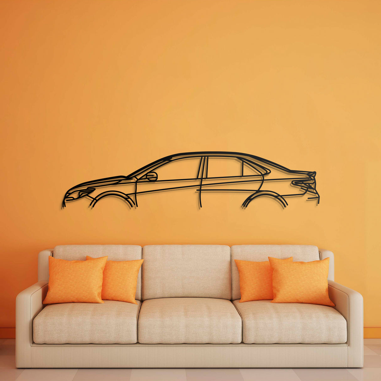 2017 Camry Metal Car Wall Art - NC0584