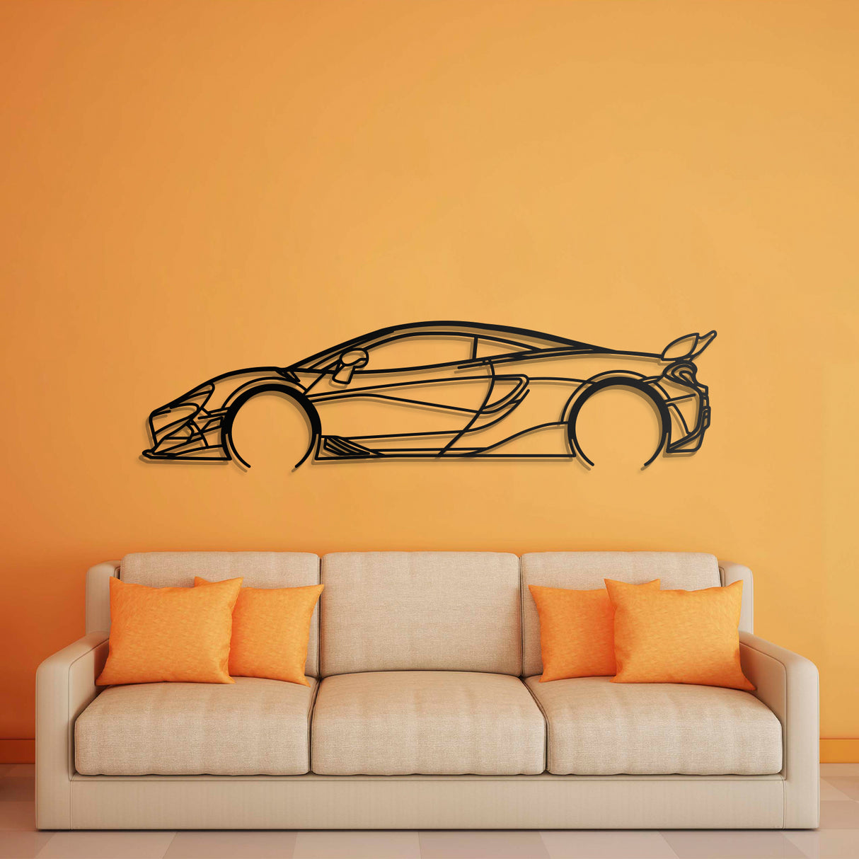 2019 600LT Metal Car Wall Art - NC0644