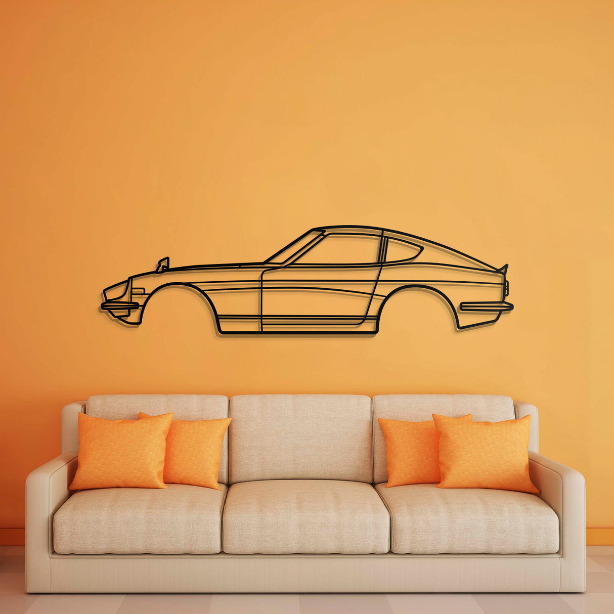 1969 Fairlady Z 432 Metal Car Wall Art - NC0122