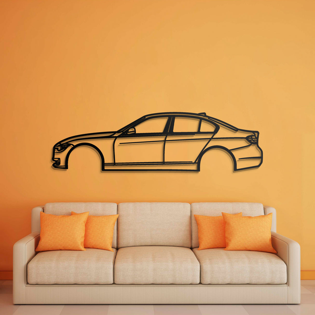 2015 3 SERIE F30 Metal Car Wall Art - NC0518