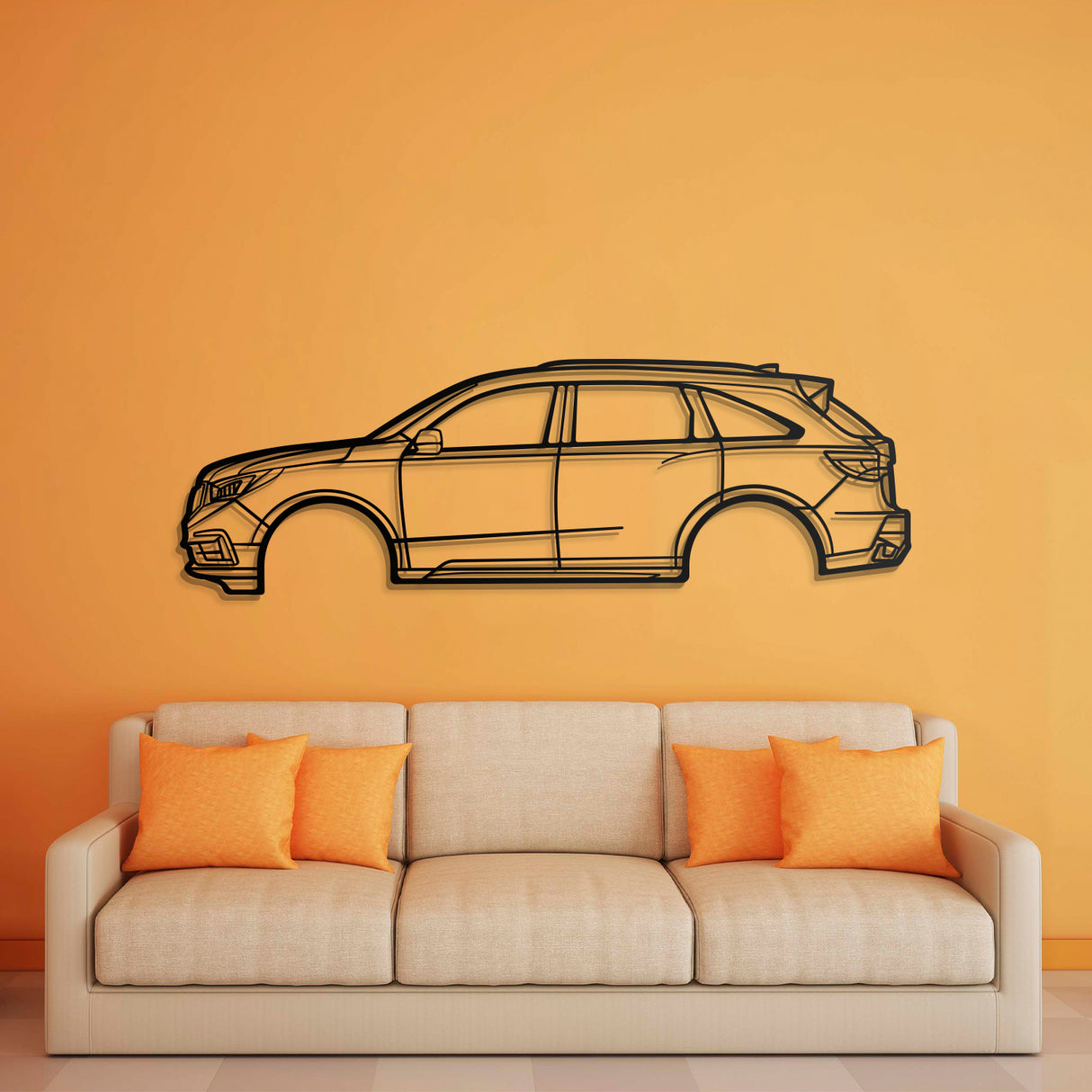 2017 MDX Metal Car Wall Art - NC0599