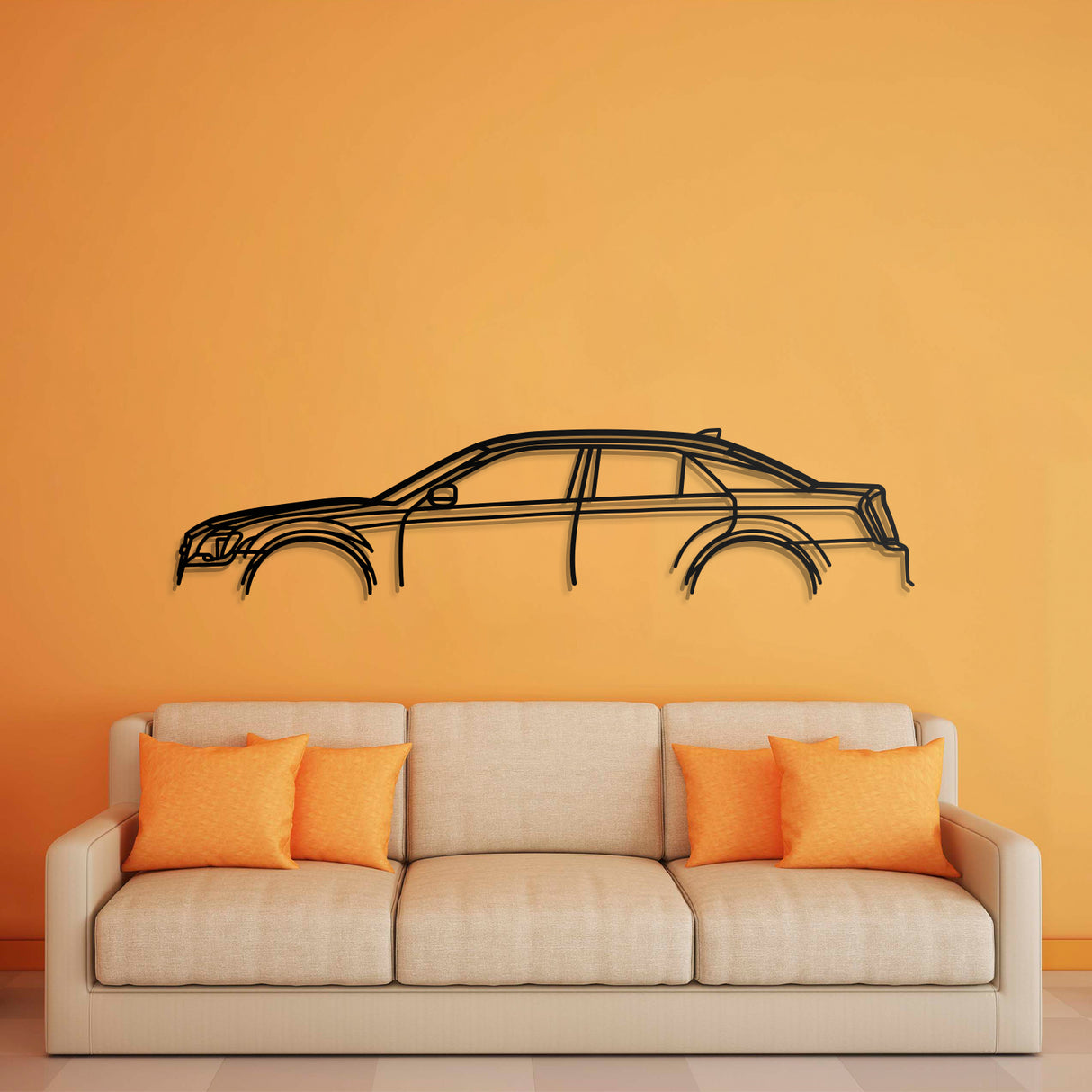 2016 300S Metal Car Wall Art - NC0550