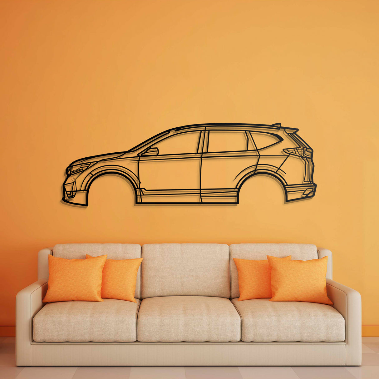 2017 CR-V 5th Gen Metal Car Wall Art - NC0586