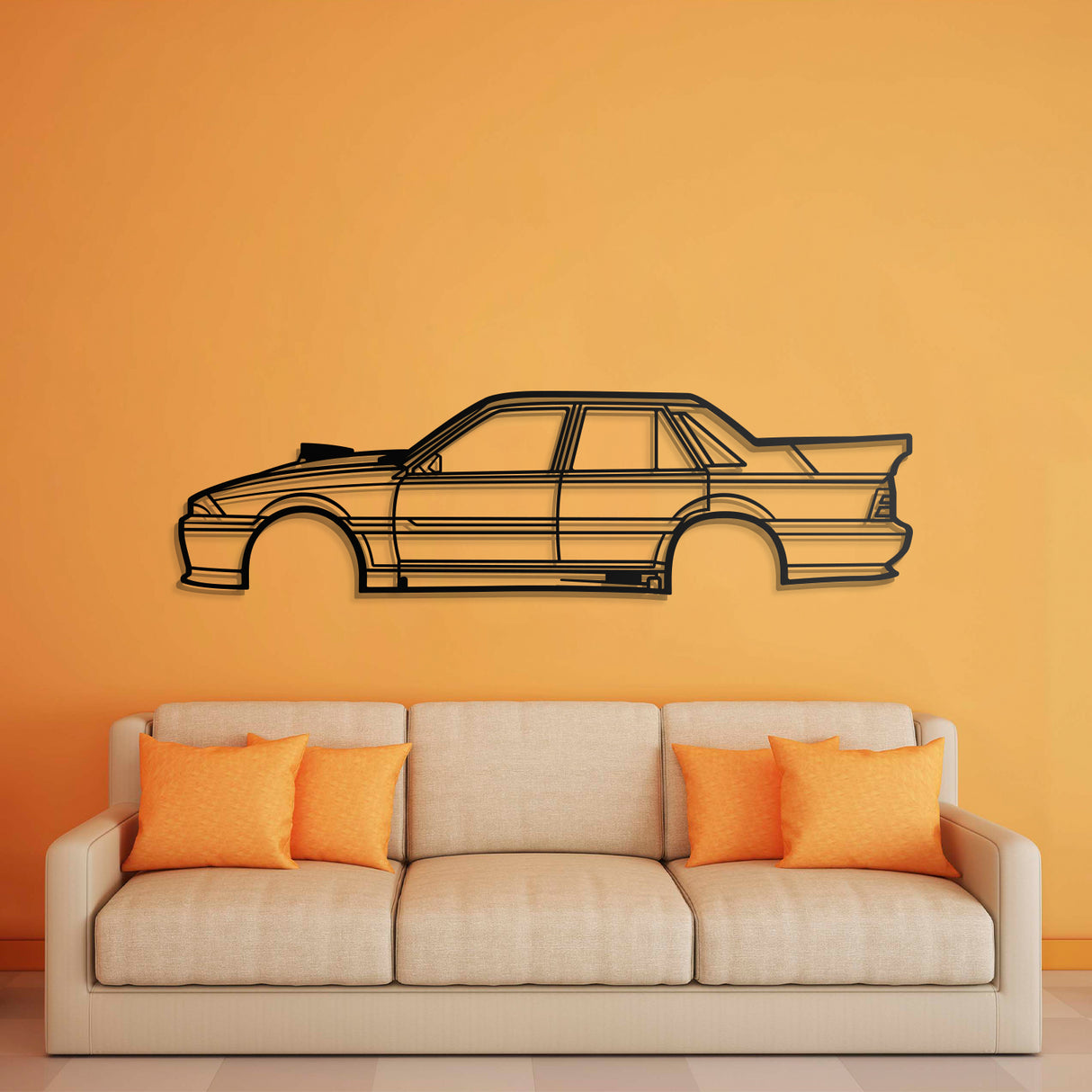 Blown 355 2Angry Metal Car Wall Art - NC0891