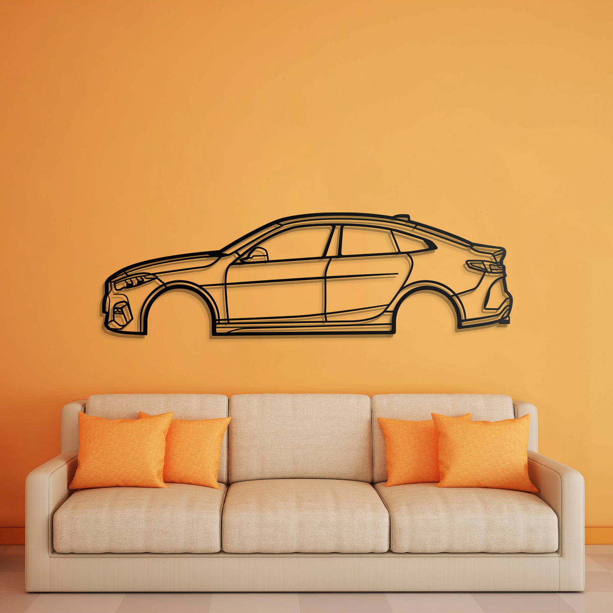 2020 2 SERIE F44 Metal Car Wall Art - NC0690