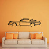 1973 Gran Torino Sport Fastback Metal Car Wall Art - NC0155