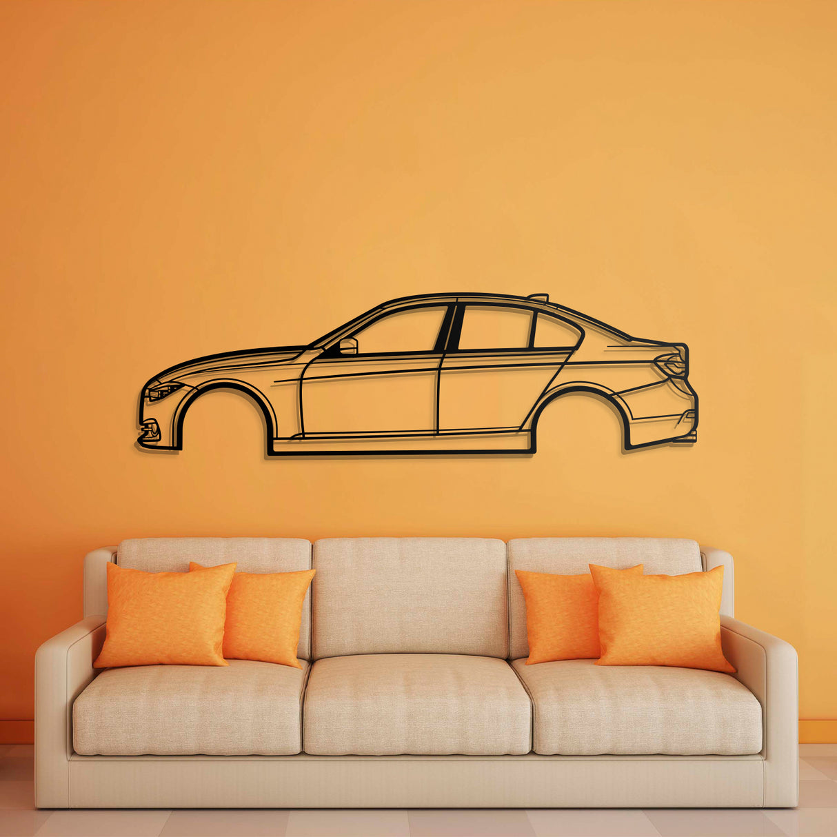 2016 3 SERIE F30 Metal Car Wall Art - NC0551