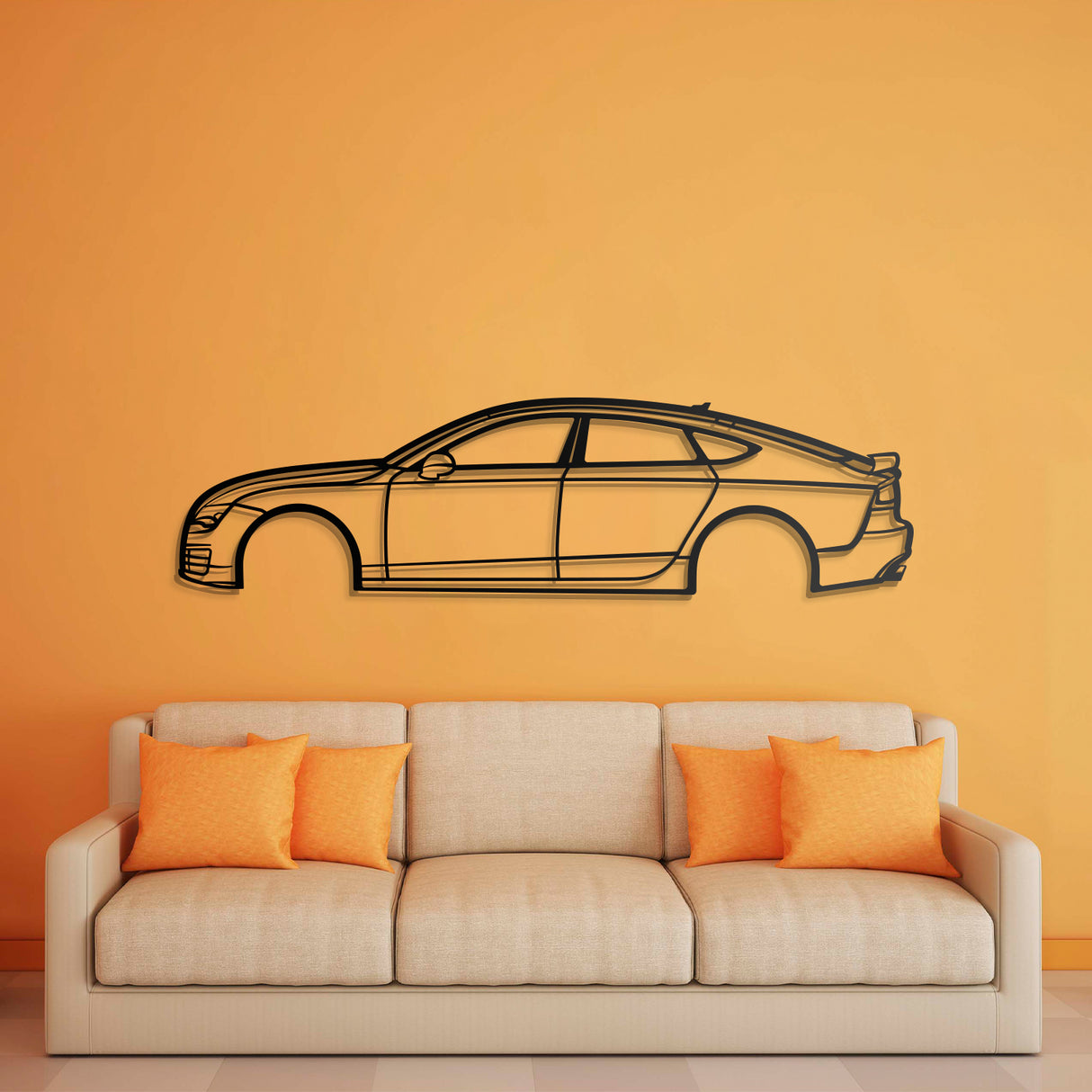 2011 A7 Quattro Metal Car Wall Art - NC0415