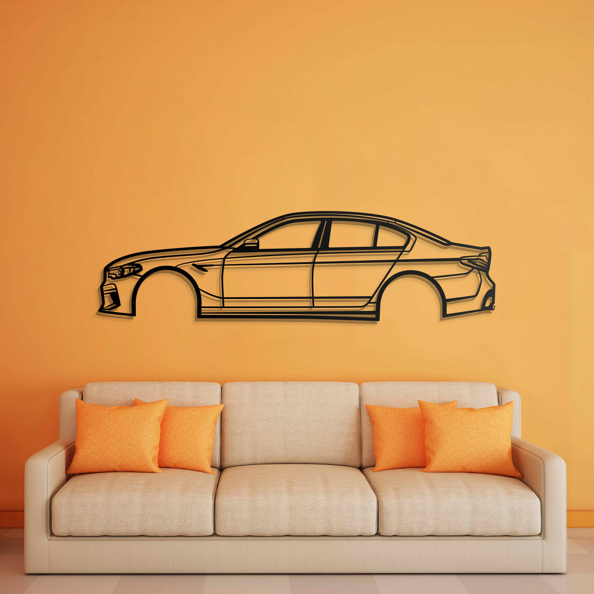 2022 F90 M5 Metal Car Wall Art - NC0783