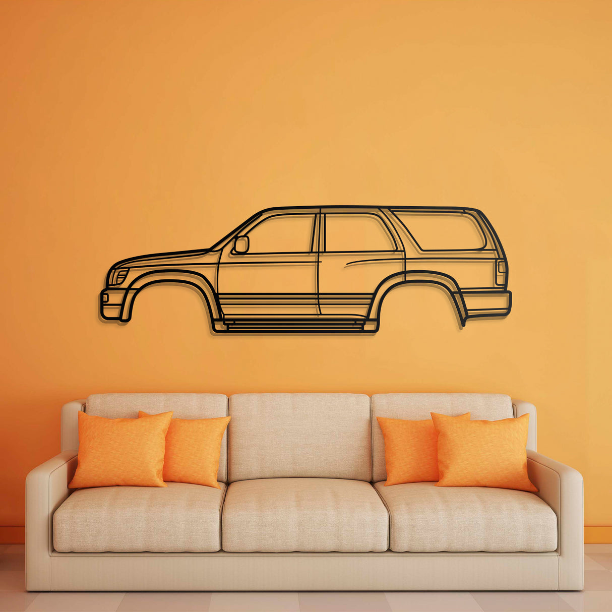 1996 4Runner 3rd Gen (N180)  Metal Car Wall Art - NC0257