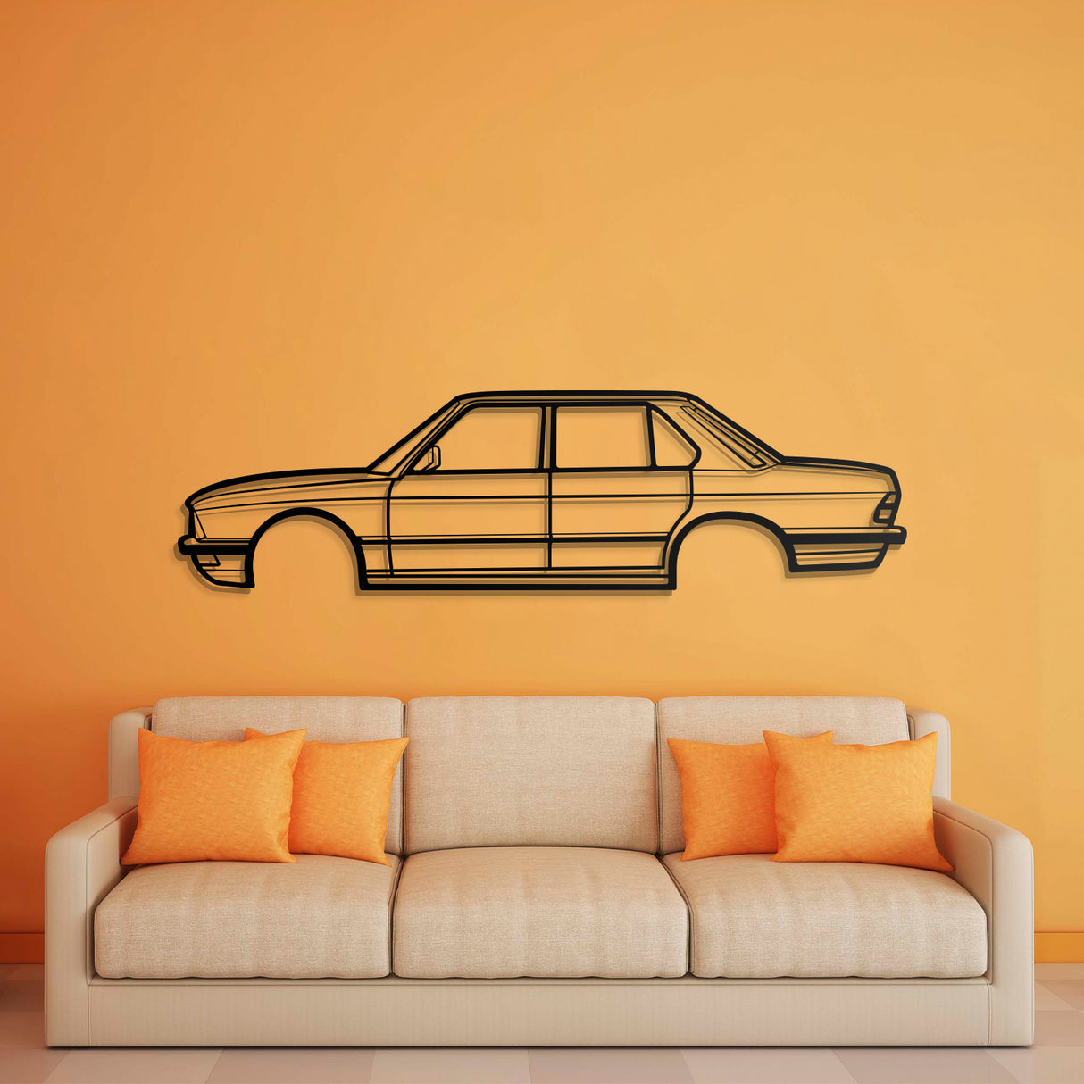 1983 E28 M5 Metal Car Wall Art - NC0199