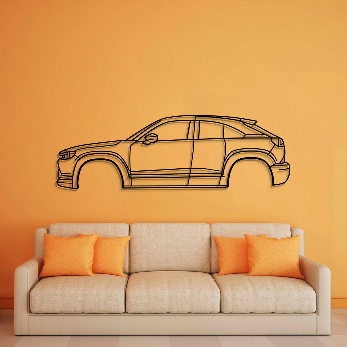 2022 MX-30 EV Metal Car Wall Art - NC0799