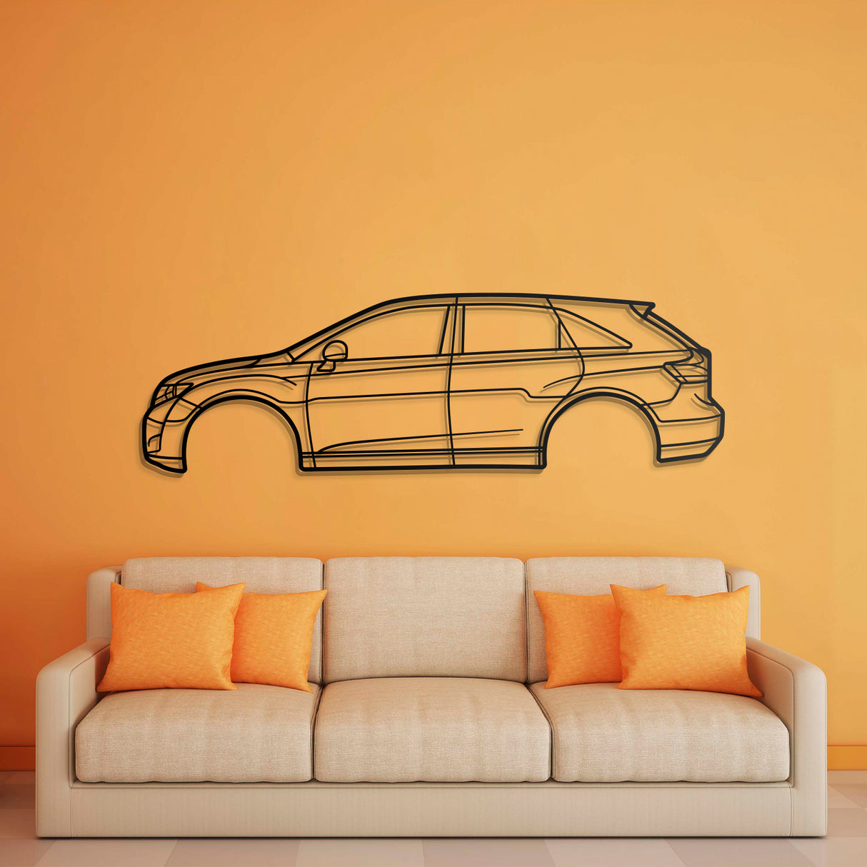 2009 Venza 1st Gen (AV10) Metal Car Wall Art - NC0394